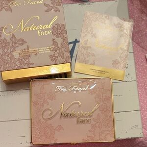 Too Faced Natural Face Palette - Highlights Blush and Bronzer BNIB